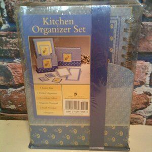 New Seasons Blue Kitchen Organizer Set